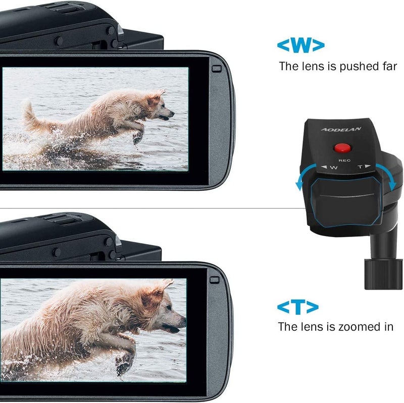 AODELAN Camcorder Zoom Controller Lanc Video Camera Remote Control with 2.5mm Jack Cable Compatible with Sony NX5C 150P 190P 198P for Canon XL1S XL2 XM1 XM2 for Panasonic DVC33 DVC63 - Image 5